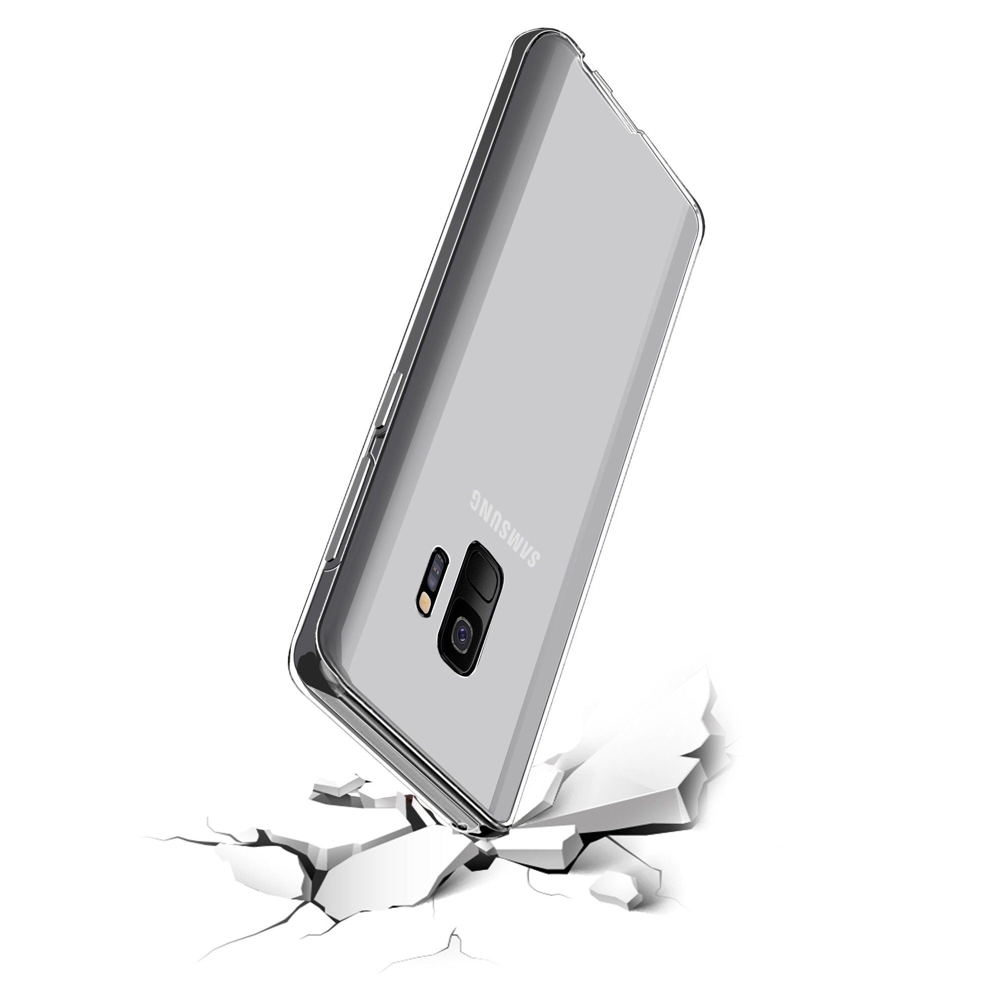 Husa de protectie Flippy® pentru Samsung Galaxy S9 Plus Full Tpu 360 V2 Transparent-4
