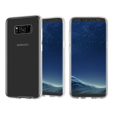 Husa de protectie Flippy® pentru Samsung S8 Plus Full Tpu 360 V2 Transparent-2