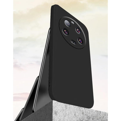 Husa de Protectie, Flippy, pentru Xiaomi 14 Ultra, Liquid Silicone, cu Microfibra pe Interior, Protectie Antisoc, Compatibil Incarcare Wireless, Negru-2