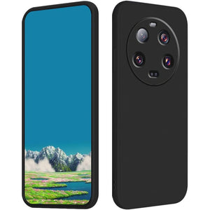 Husa de Protectie, Flippy, pentru Xiaomi 14 Ultra, Liquid Silicone, cu Microfibra pe Interior, Protectie Antisoc, Compatibil Incarcare Wireless, Negru-0