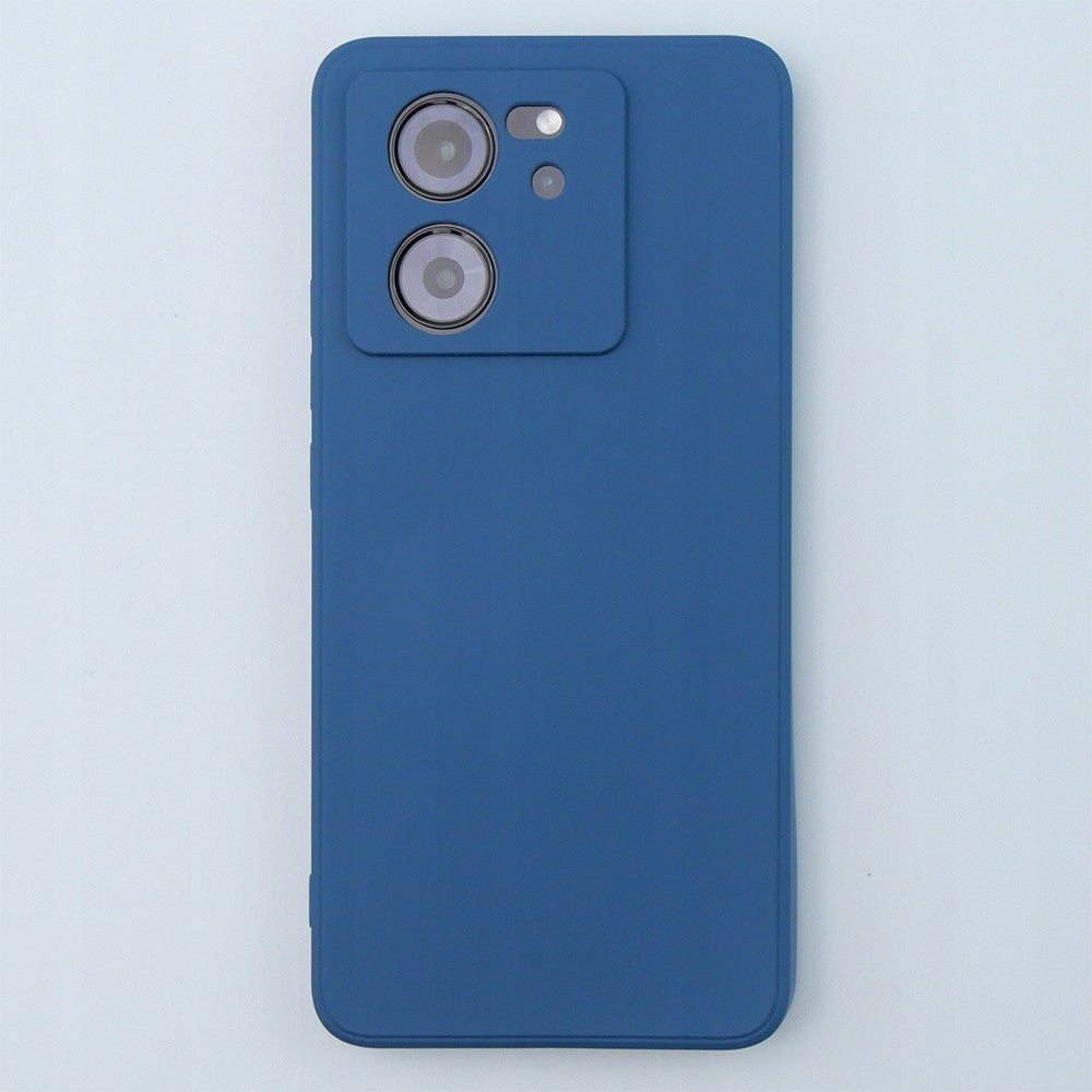 Husa de Protectie, Flippy, pentru Xiaomi Redmi 13T, Liquid Silicone, cu Microfibra pe Interior, Protectie Antisoc, Compatibil Incarcare Wireless, Albastru-3