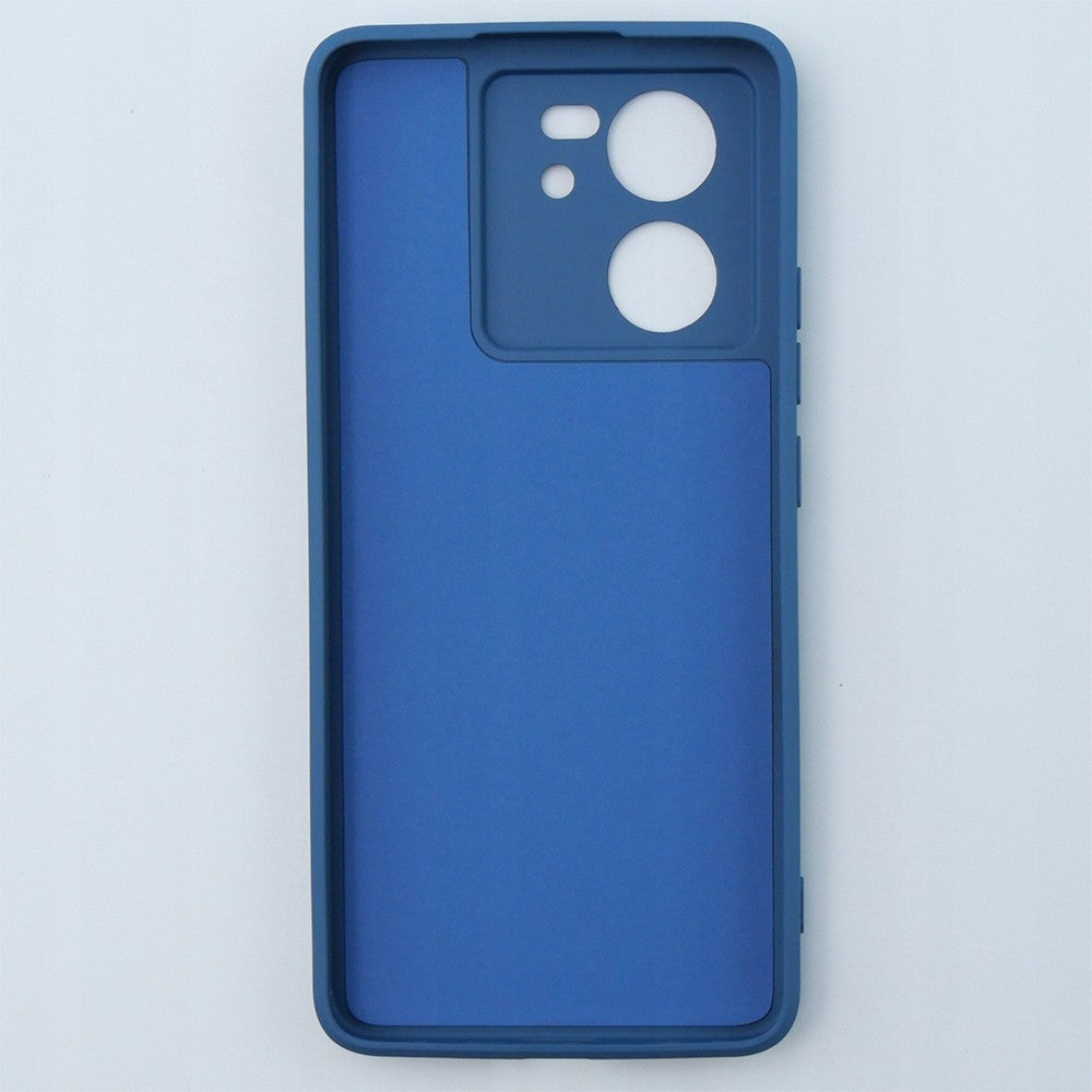 Husa de Protectie, Flippy, pentru Xiaomi Redmi 13T, Liquid Silicone, cu Microfibra pe Interior, Protectie Antisoc, Compatibil Incarcare Wireless, Albastru-4