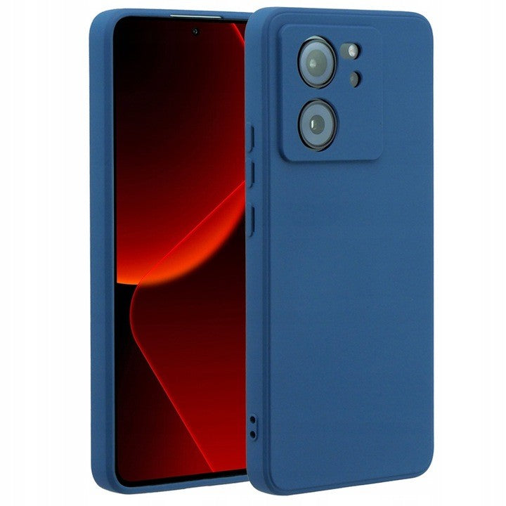 Husa de Protectie, Flippy, pentru Xiaomi Redmi 13T, Liquid Silicone, cu Microfibra pe Interior, Protectie Antisoc, Compatibil Incarcare Wireless, Albastru-0