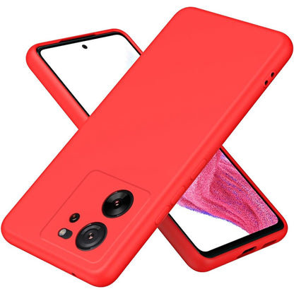 Husa de Protectie, Flippy, pentru Xiaomi Redmi 13T, Liquid Silicone, cu Microfibra pe Interior, Protectie Antisoc, Compatibil Incarcare Wireless, Rosu-0