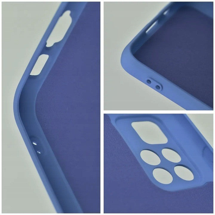 Husa de Protectie, Flippy, pentru Xiaomi Redmi Note 12 Pro 5G, Liquid Silicone, cu Microfibra pe Interior, Protectie Antisoc, Compatibil Incarcare Wireless, Albastru-2