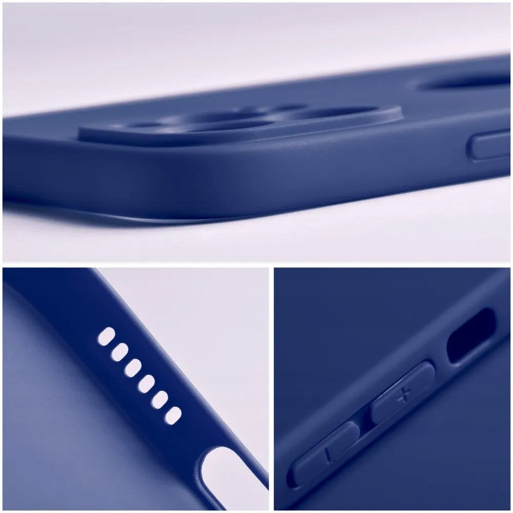 Husa de Protectie, Flippy, pentru Xiaomi Redmi Note 13 Pro 5G, Liquid Silicone, cu Microfibra pe Interior, Protectie Antisoc, Compatibil Incarcare Wireless, Albastru-1