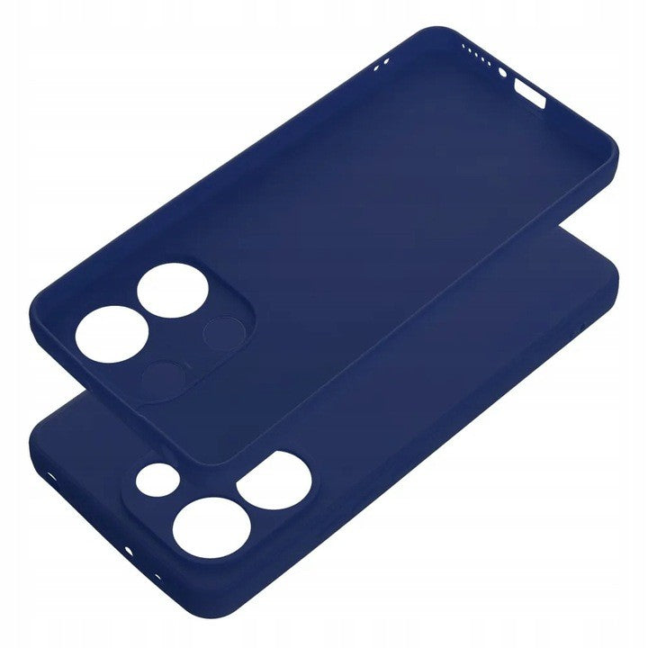 Husa de Protectie, Flippy, pentru Xiaomi Redmi Note 13 Pro 5G, Liquid Silicone, cu Microfibra pe Interior, Protectie Antisoc, Compatibil Incarcare Wireless, Albastru-3