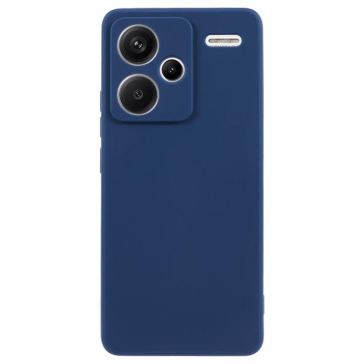 Husa de Protectie, Flippy, pentru Xiaomi Redmi Note 13 Pro Plus 5G, Liquid Silicone, cu Microfibra pe Interior, Protectie Antisoc, Compatibil Incarcare Wireless, Albastru-1