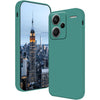 Husa de Protectie, Flippy, pentru Xiaomi Redmi Note 13 Pro Plus 5G, Liquid Silicone, cu Microfibra pe Interior, Protectie Antisoc, Compatibil Incarcare Wireless, Verde-0