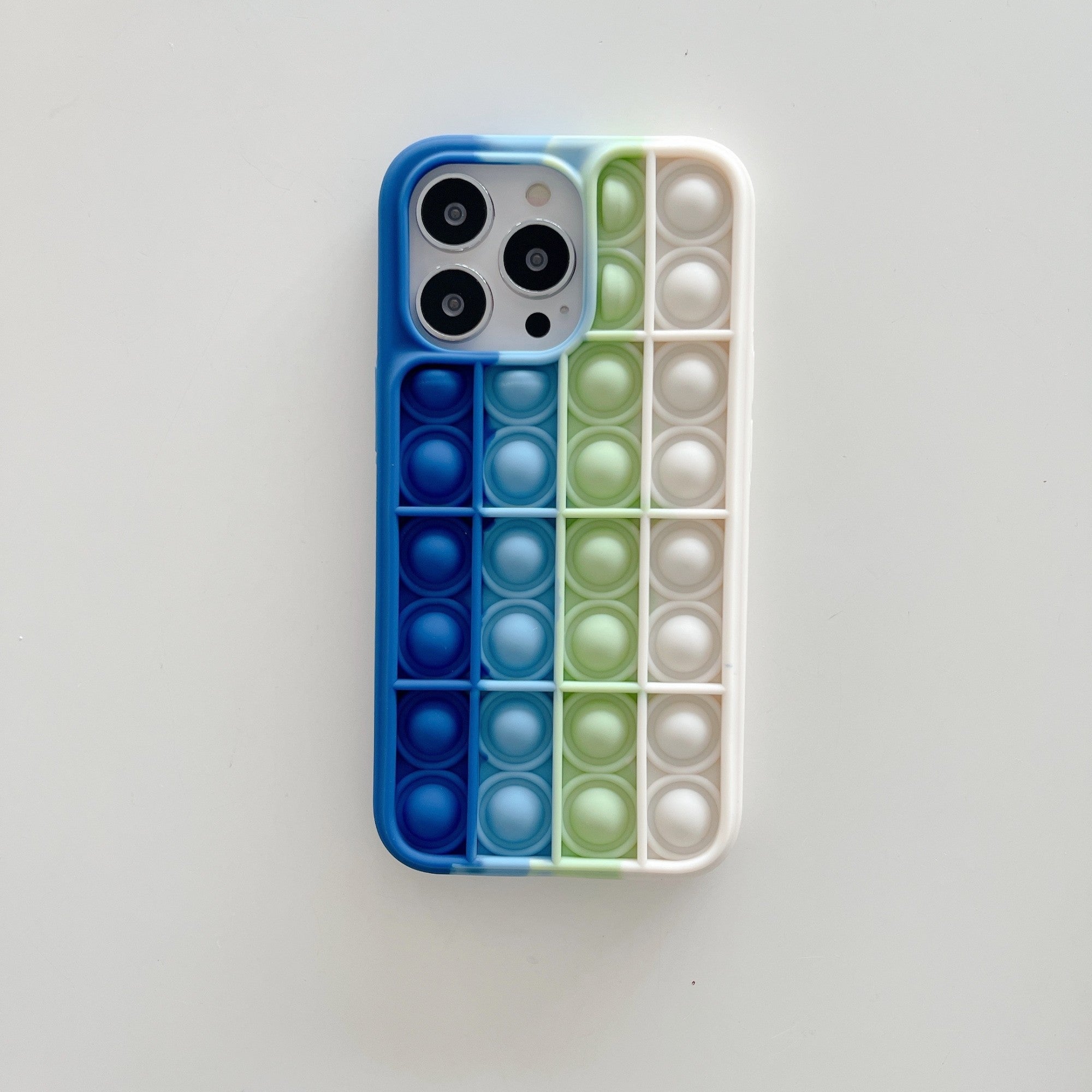 Husa de protectie Flippy Pop It compatibila cu Apple iPhone 13,Model 6,Multicolor-2