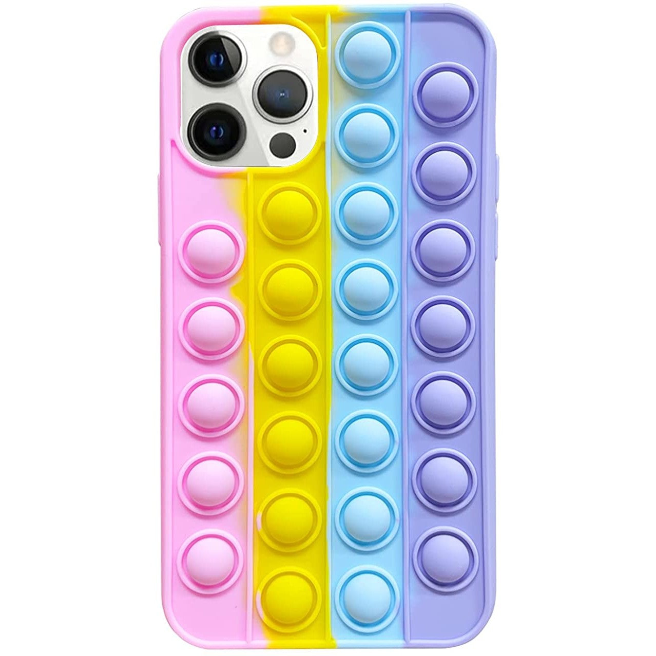Husa de protectie Flippy Pop It compatibila cu Apple iPhone 13 Pro Max,Model 8,Multicolor-0