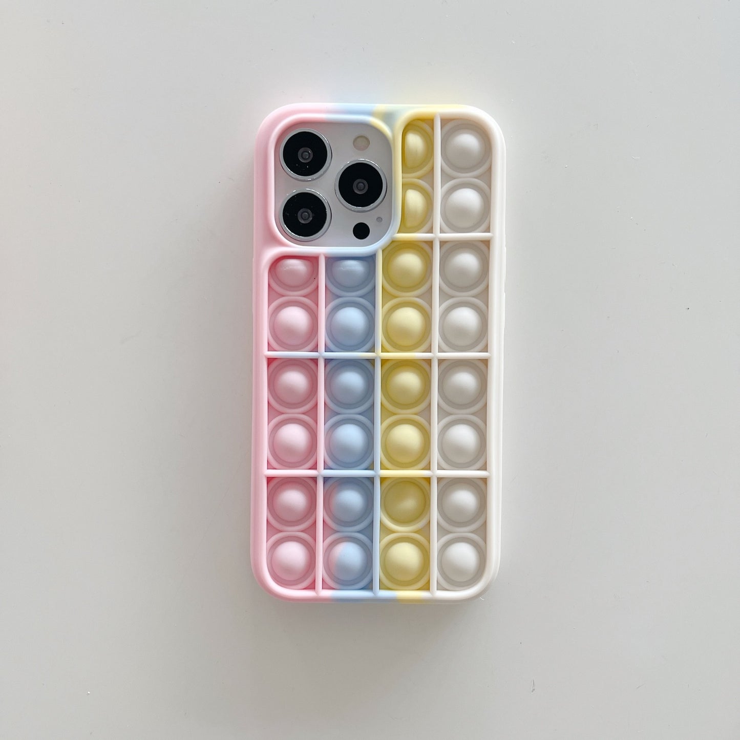 Husa de protectie Flippy Pop It compatibila cu Apple iPhone 13 Pro,Model 5,Multicolor-2
