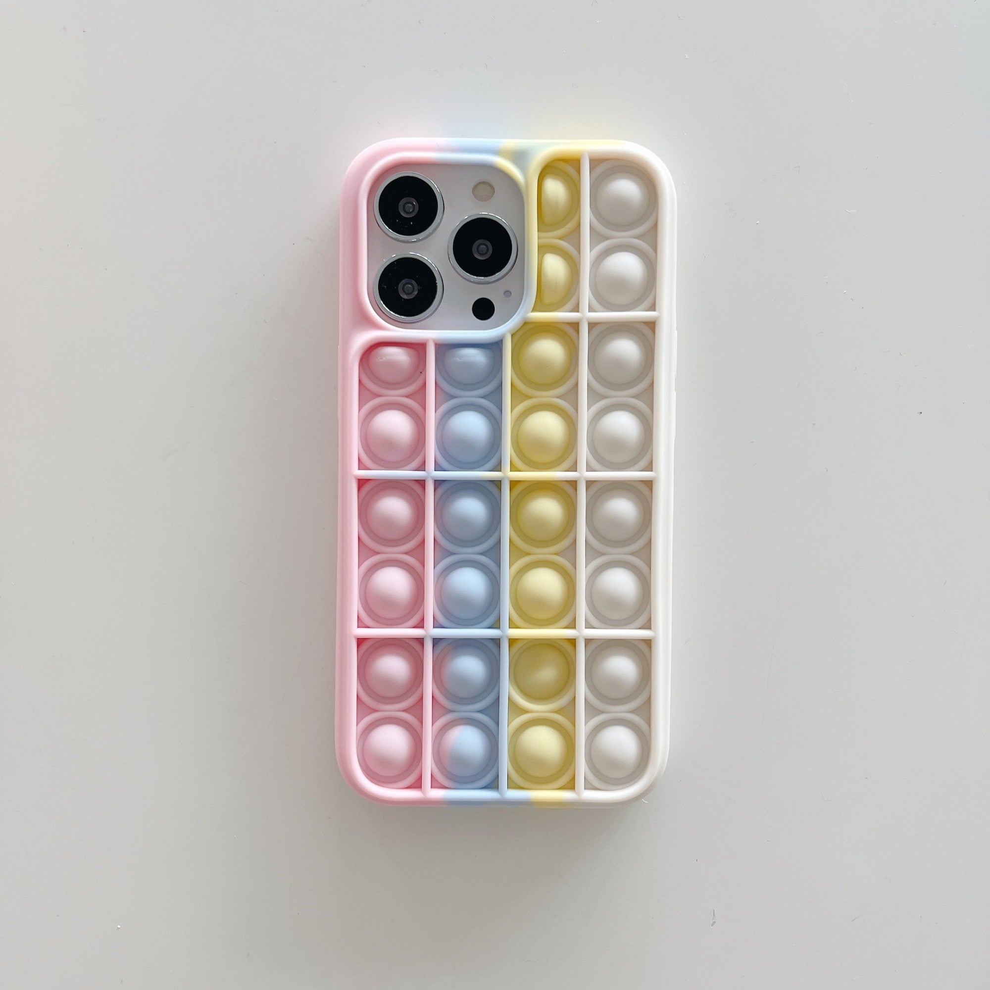 Husa de protectie Flippy Pop It compatibila cu Apple iPhone 13 Pro,Model 5,Multicolor-2