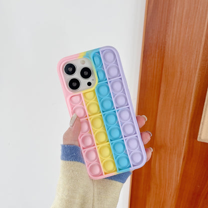 Husa de protectie Flippy Pop It compatibila cu Apple iPhone 13 Pro,Model 8,Multicolor-1