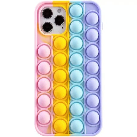 Husa de protectie Flippy Pop It compatibila cu Apple iPhone 13 Pro,Model 8,Multicolor-3
