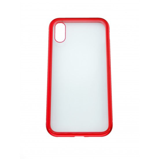 Husa de protectie Magnetic 360 pentru Apple iPhone XS Max, Rosu-1