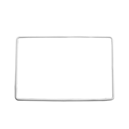 Husa de Protectie Margini Ecran Frontal Tesla, Flipp, Compatibil cu Tesla Model 3/Y, din TPE, Alb-3