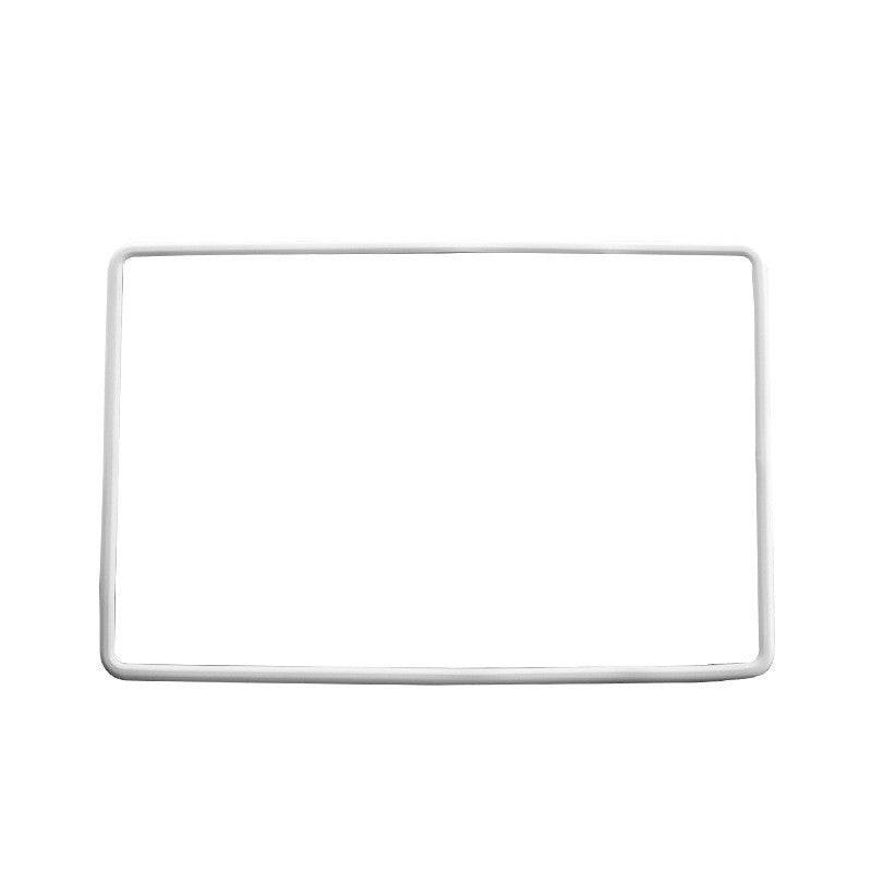 Husa de Protectie Margini Ecran Frontal Tesla, Flipp, Compatibil cu Tesla Model 3/Y, din TPE, Alb-3