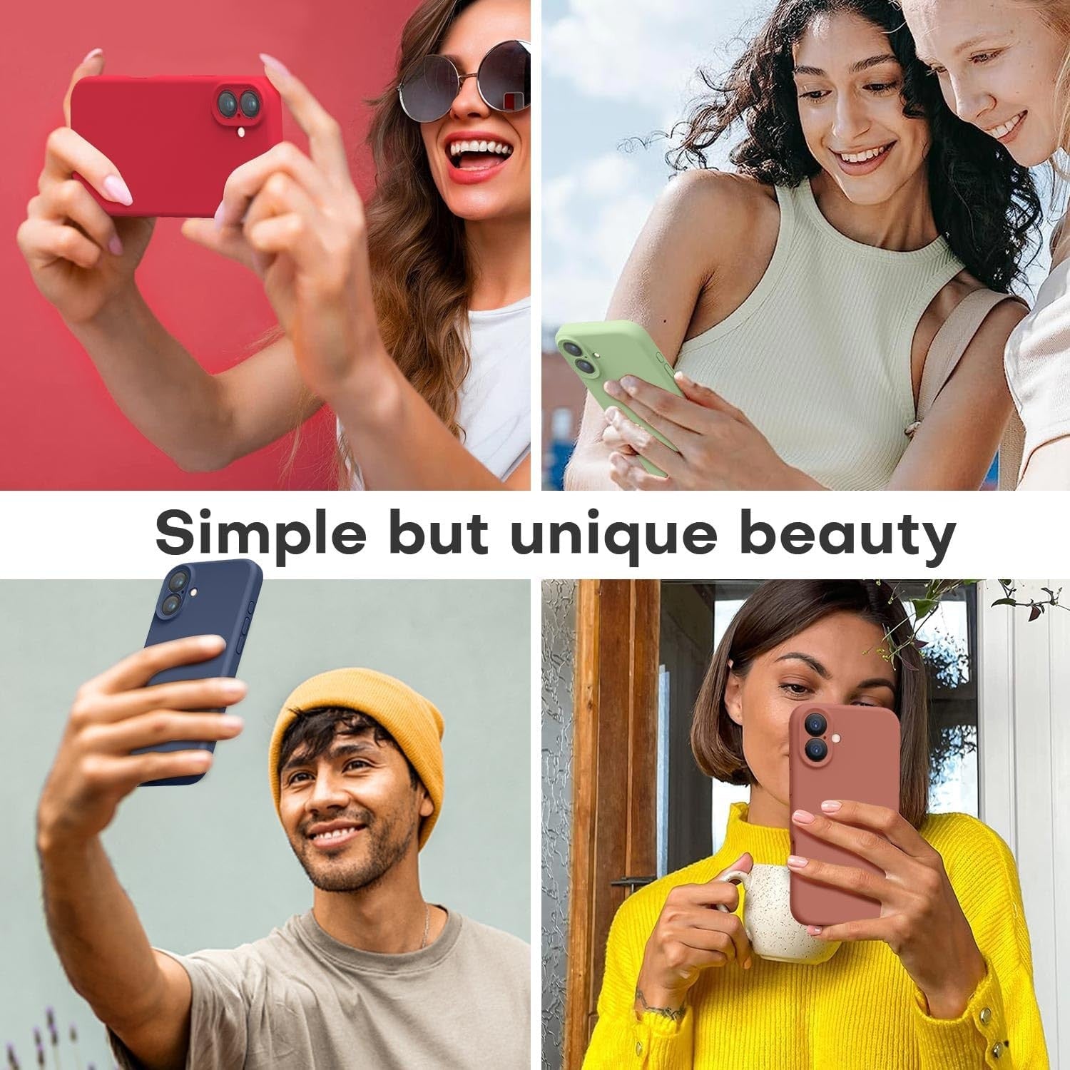 Husa de Protectie Matte TPU, Flippy, pentru Apple iPhone 16 Plus, Protectie Camera, Antisoc, Antizgariere, Antialunecare, Acoperire Completa, Albastru-3