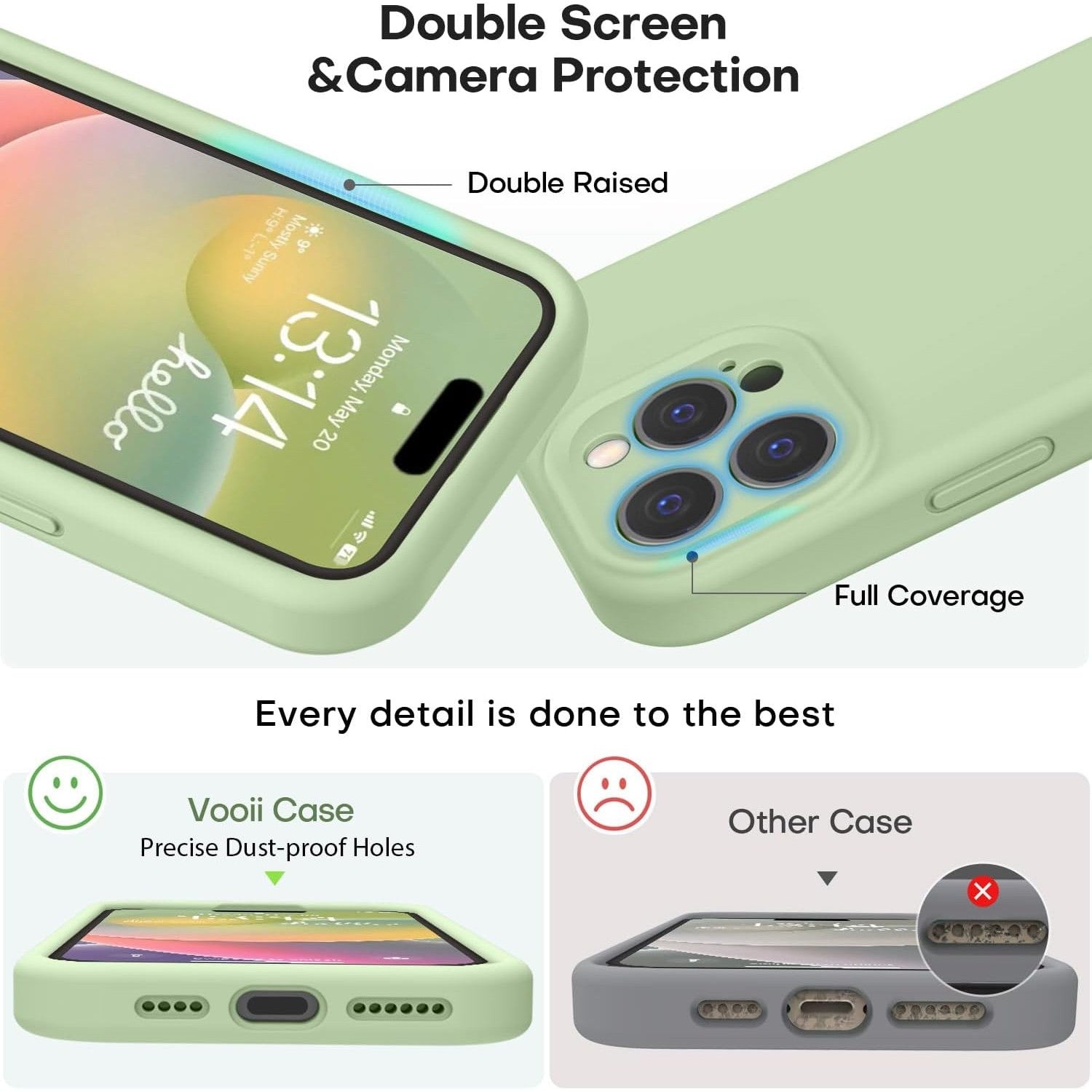 Husa de Protectie Matte TPU, Flippy, pentru Apple iPhone 16 Pro Max, Protectie Camera, Antisoc, Antizgariere, Antialunecare, Acoperire Completa, Verde-3