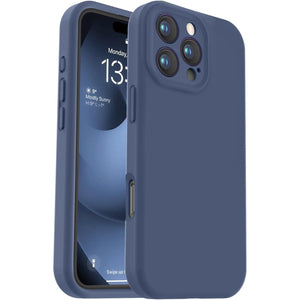Husa de Protectie Matte TPU, Flippy, pentru Apple iPhone 16 Pro Max, Protectie Camera, Antisoc, Antizgariere, Antialunecare, Acoperire Completa, Albastru-0