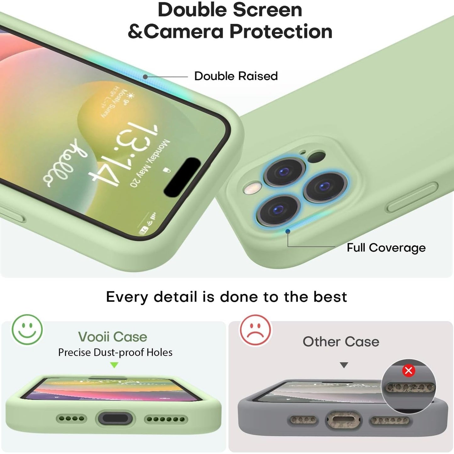 Husa de Protectie Matte TPU, Flippy, pentru Apple iPhone 16 Pro, Protectie Camera, Antisoc, Antizgariere, Antialunecare, Acoperire Completa, Verde-4