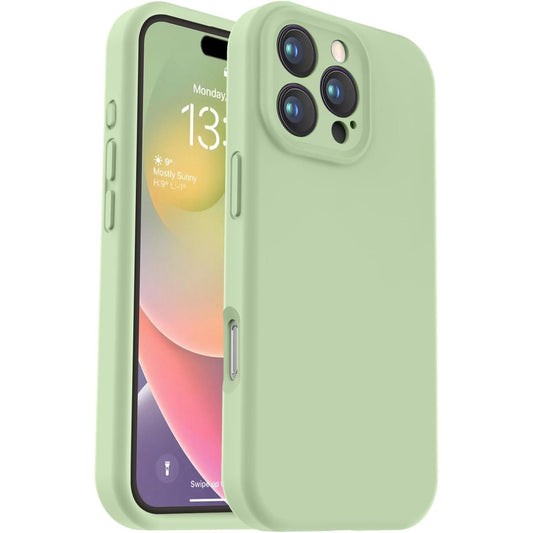 Husa de Protectie Matte TPU, Flippy, pentru Apple iPhone 16 Pro, Protectie Camera, Antisoc, Antizgariere, Antialunecare, Acoperire Completa, Verde-0