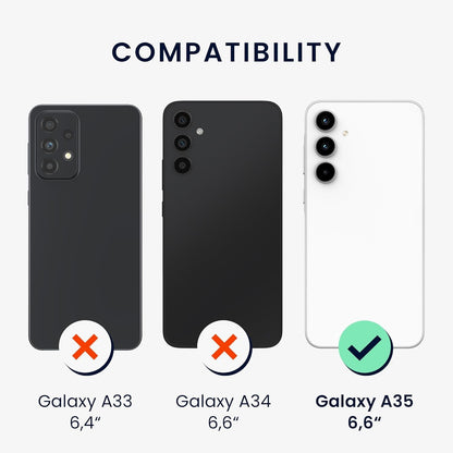 Husa de Protectie Matte TPU, Flippy, pentru Samsung Galaxy A35 5G, Protectie Camera, Antisoc, Antizgariere, Antialunecare, Acoperire Completa, Verde-1