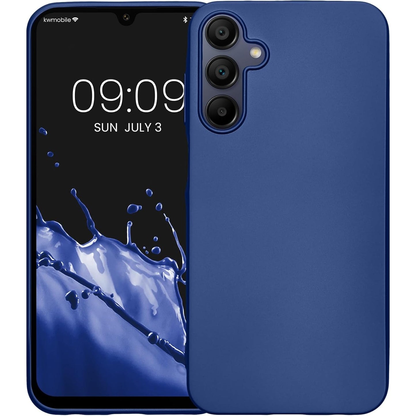 Husa de Protectie Matte TPU, Flippy, pentru Samsung Galaxy A35 5G, Protectie Camera, Antisoc, Antizgariere, Antialunecare, Acoperire Completa, Albastru-3