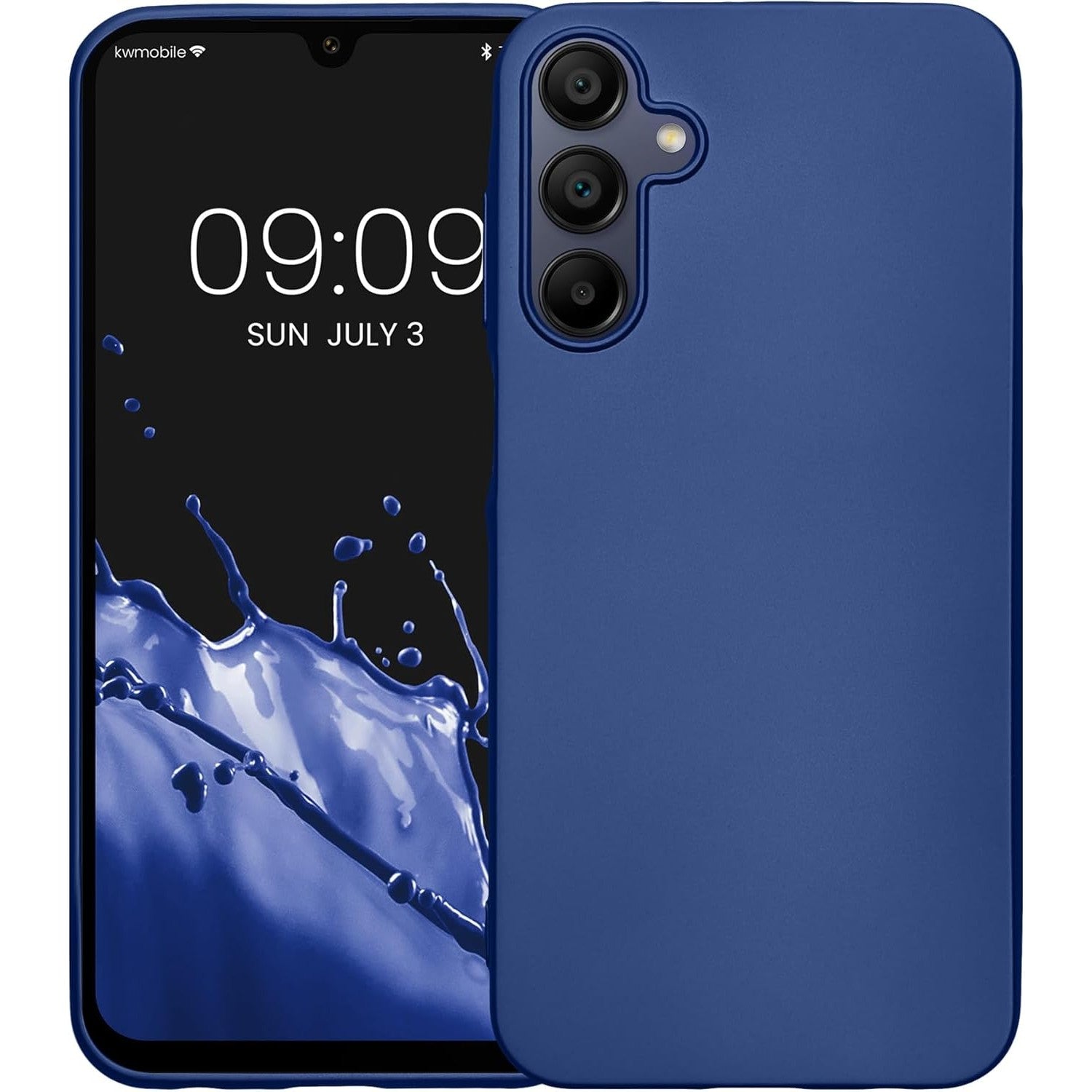 Husa de Protectie Matte TPU, Flippy, pentru Samsung Galaxy A35 5G, Protectie Camera, Antisoc, Antizgariere, Antialunecare, Acoperire Completa, Albastru-3