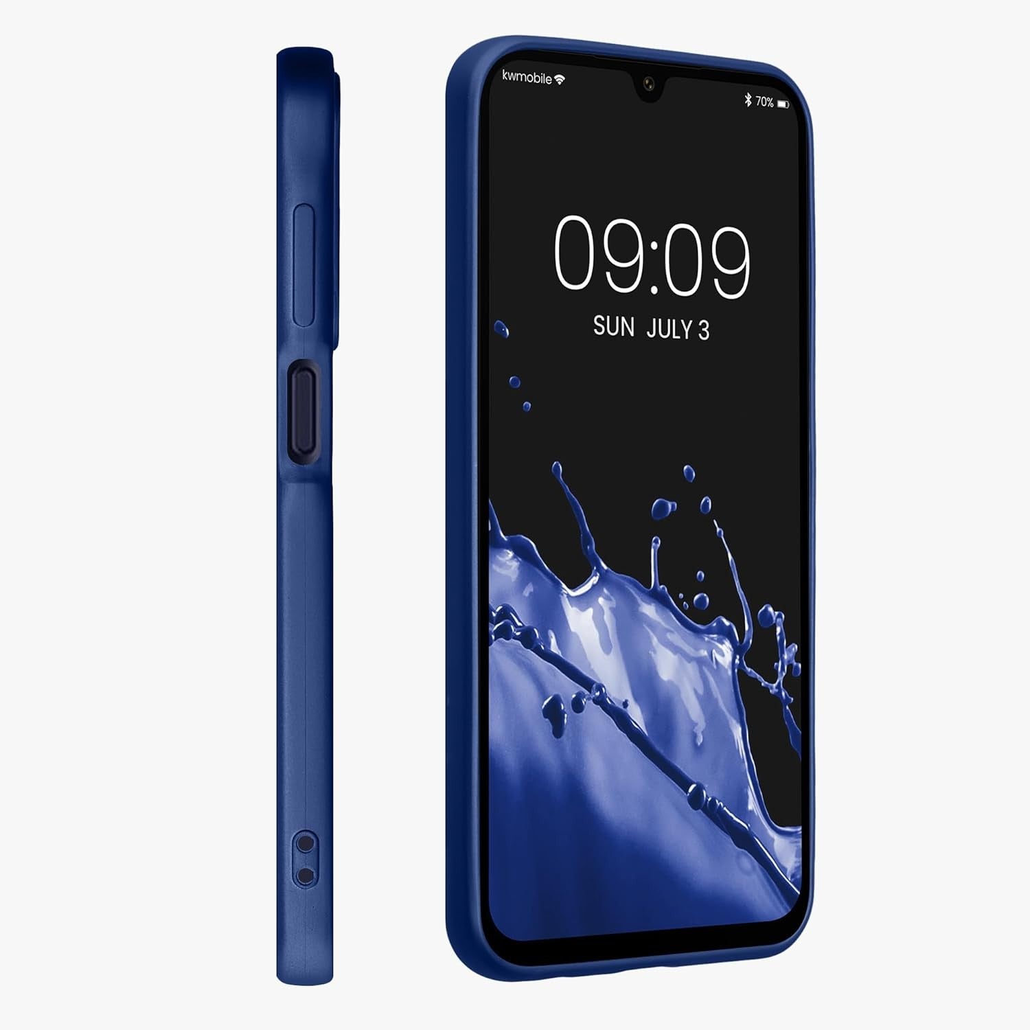 Husa de Protectie Matte TPU, Flippy, pentru Samsung Galaxy A35 5G, Protectie Camera, Antisoc, Antizgariere, Antialunecare, Acoperire Completa, Albastru-4