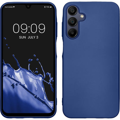 Husa de Protectie Matte TPU, Flippy, pentru Samsung Galaxy A35 5G, Protectie Camera, Antisoc, Antizgariere, Antialunecare, Acoperire Completa, Albastru-0