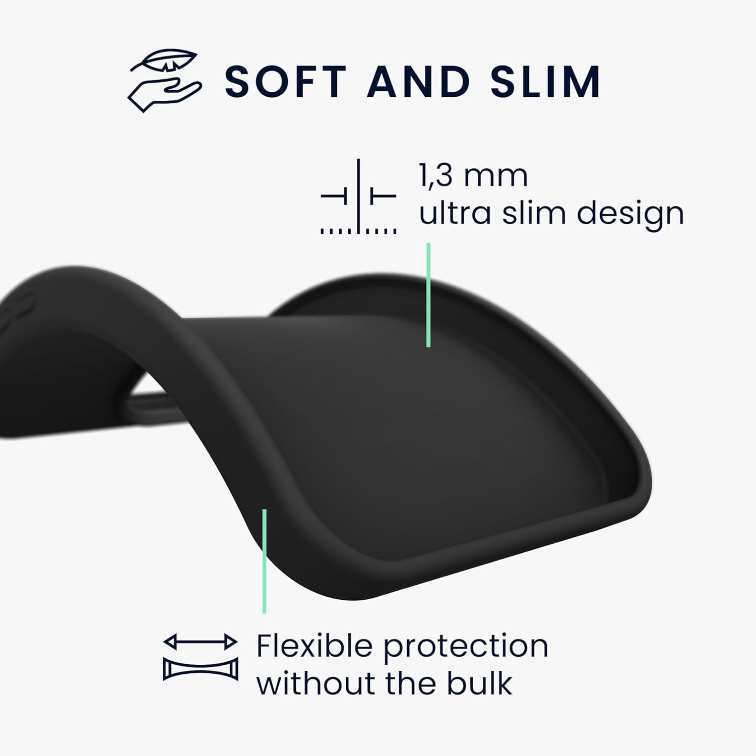 Husa de Protectie Matte TPU, Flippy, pentru Samsung Galaxy A35 5G, Protectie Camera, Antisoc, Antizgariere, Antialunecare, Acoperire Completa, Negru-2
