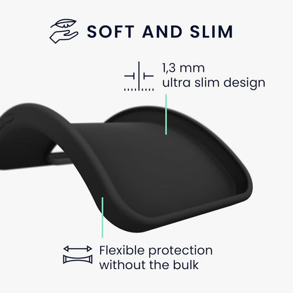 Husa de Protectie Matte TPU, Flippy, pentru Samsung Galaxy A35 5G, Protectie Camera, Antisoc, Antizgariere, Antialunecare, Acoperire Completa, Negru-2