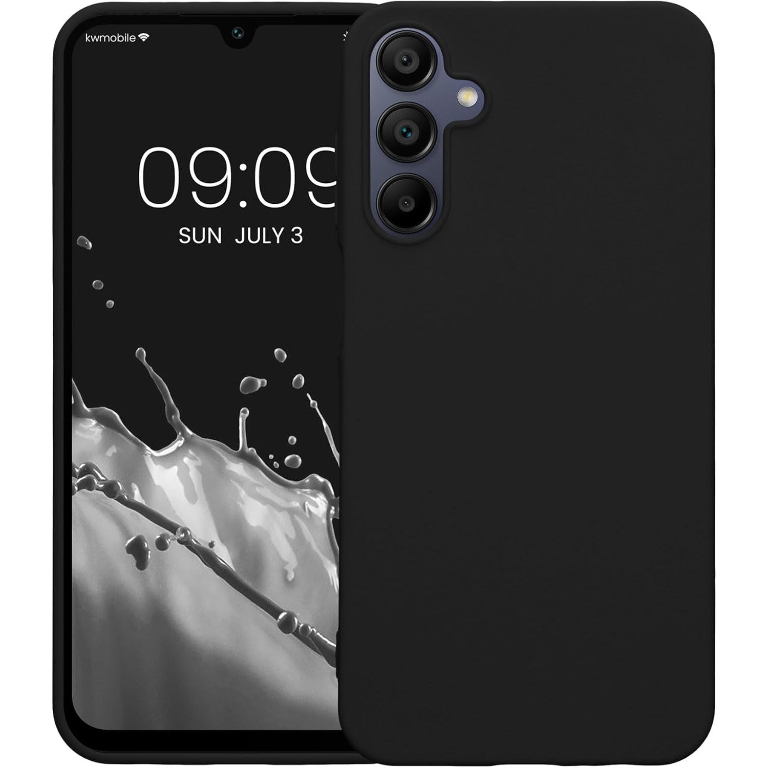 Husa de Protectie Matte TPU, Flippy, pentru Samsung Galaxy A35 5G, Protectie Camera, Antisoc, Antizgariere, Antialunecare, Acoperire Completa, Negru-3