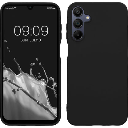 Husa de Protectie Matte TPU, Flippy, pentru Samsung Galaxy A35 5G, Protectie Camera, Antisoc, Antizgariere, Antialunecare, Acoperire Completa, Negru-0