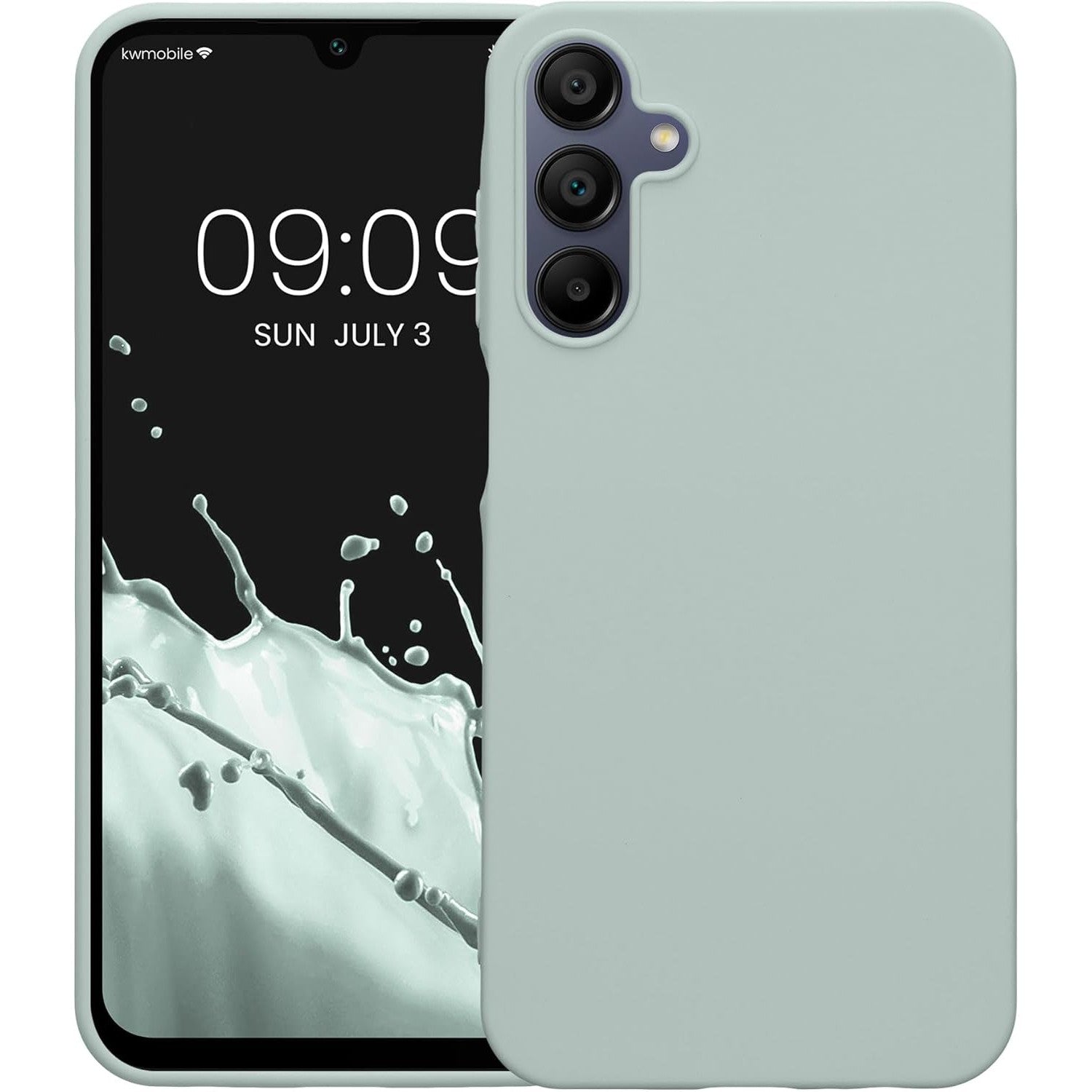 Husa de Protectie Matte TPU, Flippy, pentru Samsung Galaxy A55 5G, Protectie Camera, Antisoc, Antizgariere, Antialunecare, Acoperire Completa, Verde-3