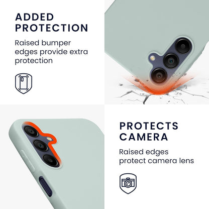 Husa de Protectie Matte TPU, Flippy, pentru Samsung Galaxy A55 5G, Protectie Camera, Antisoc, Antizgariere, Antialunecare, Acoperire Completa, Verde-4