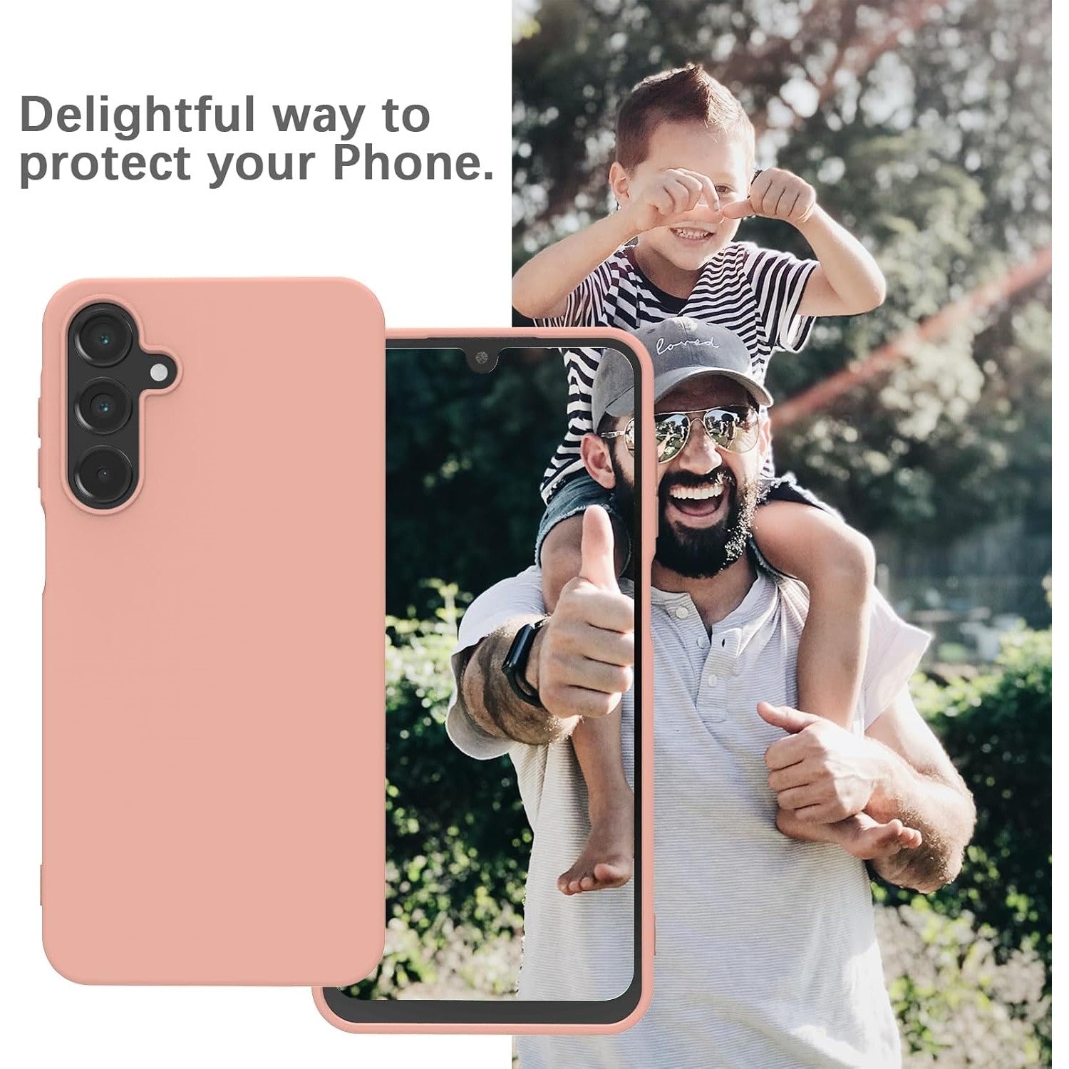 Husa de Protectie Matte TPU, Flippy, pentru Samsung Galaxy S23 FE 5G, Protectie Camera, Antisoc, Antizgariere, Antialunecare, Acoperire Completa, Roz-4