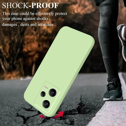 Husa de Protectie Matte TPU, Flippy, pentru Xiaomi Redmi 12 Pro, Protectie Camera, Antisoc, Antizgariere, Antialunecare, Acoperire Completa, Verde-3