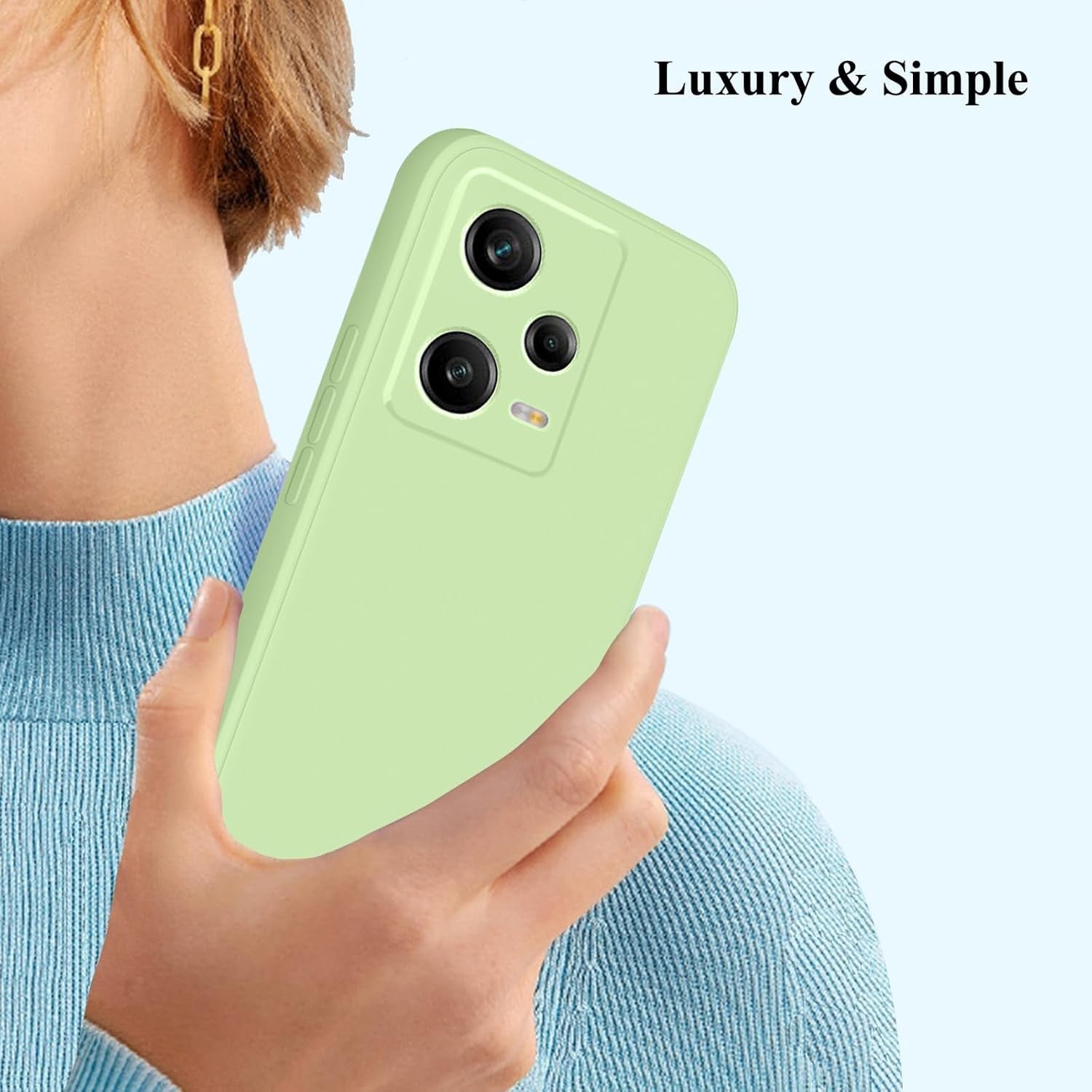 Husa de Protectie Matte TPU, Flippy, pentru Xiaomi Redmi 12 Pro, Protectie Camera, Antisoc, Antizgariere, Antialunecare, Acoperire Completa, Verde-4