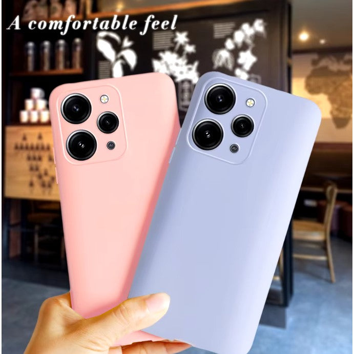 Husa de Protectie Matte TPU, Flippy, pentru Xiaomi Redmi 12 Pro, Protectie Camera, Antisoc, Antizgariere, Antialunecare, Acoperire Completa, Roz-4