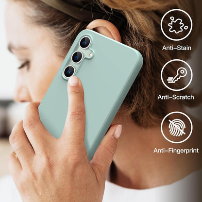 Husa de Protectie Matte TPU, Flippy, pentru Xiaomi Redmi 13C, Protectie Camera, Antisoc, Antizgariere, Antialunecare, Acoperire Completa, Verde-4