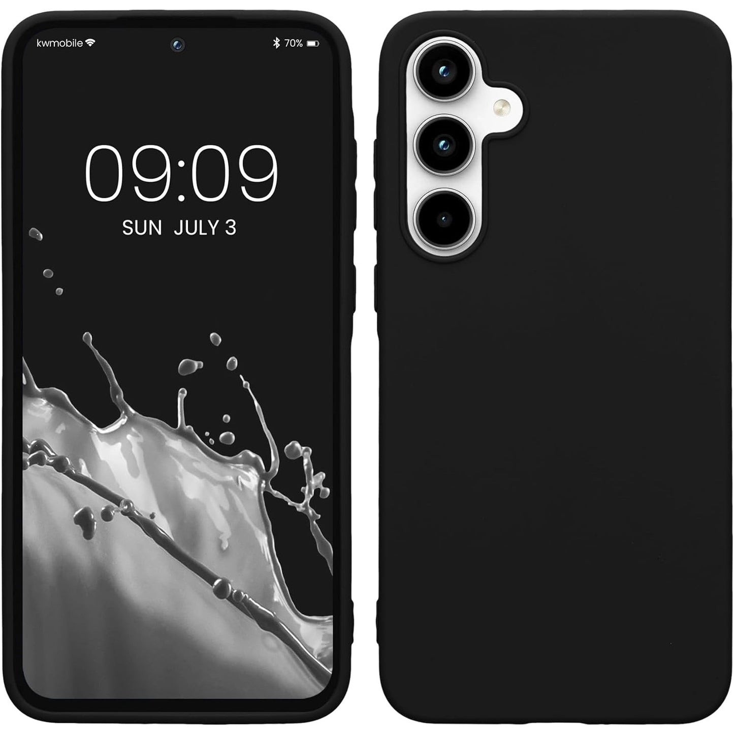 Husa de Protectie Matte TPU, Flippy, pentru Xiaomi Redmi 13C, Protectie Camera, Antisoc, Antizgariere, Antialunecare, Acoperire Completa, Negru-0