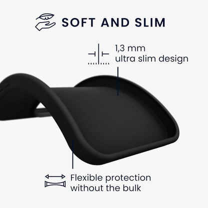 Husa de Protectie Matte TPU, Flippy, pentru Xiaomi Redmi Note 12 5G, Protectie Camera, Antisoc, Antizgariere, Antialunecare, Acoperire Completa, Negru-4