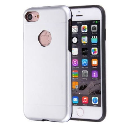 Husa de protectie pentru Apple iPhone 6 Plus/6S Plus Motomo V2 Argintiu-1