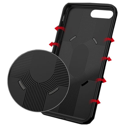 Husa de protectie pentru Apple iPhone 7/8 Ipaky Ring Negru-3