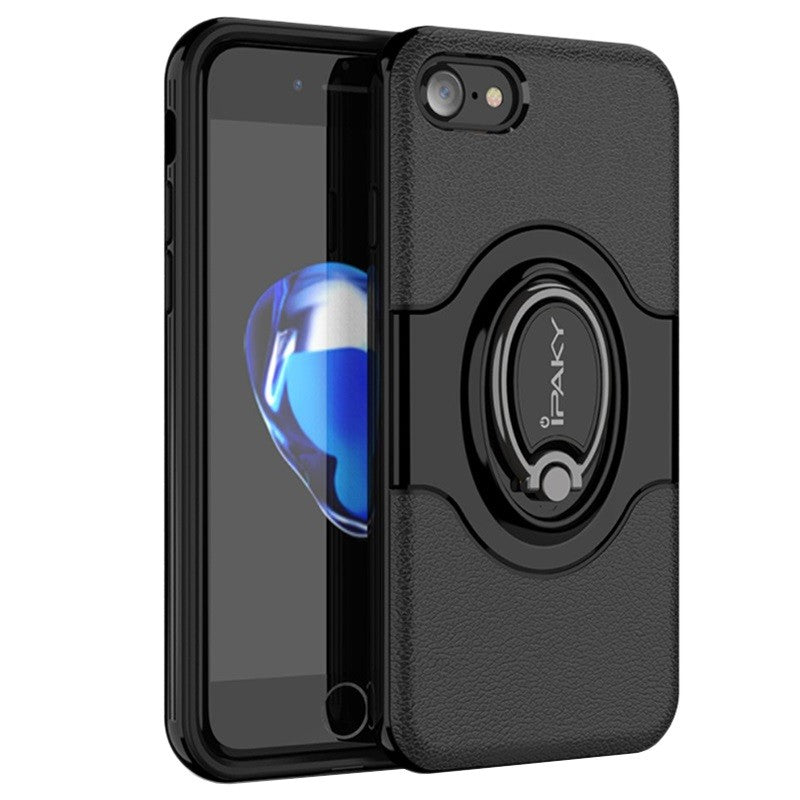 Husa de protectie pentru Apple iPhone 7/8 Ipaky Ring Negru-0