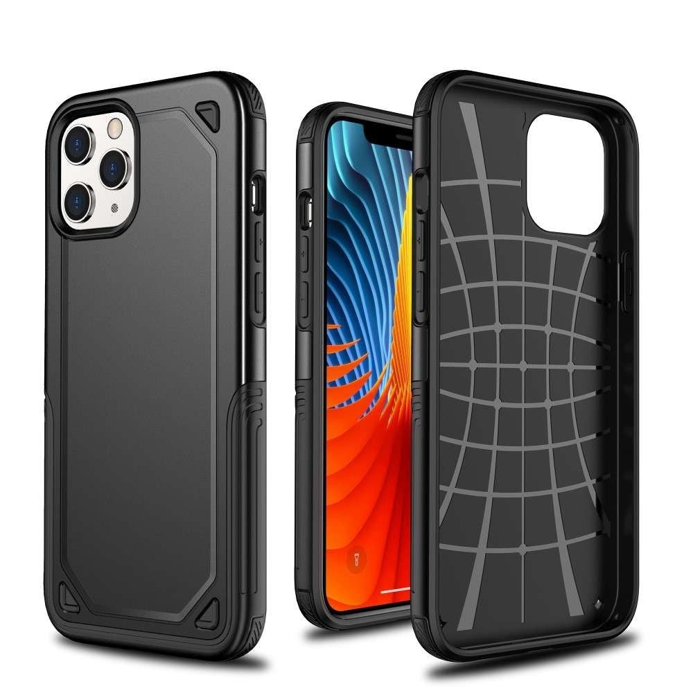 Husa de protectie Flippy pentru Apple iPhone SE 2020 Defender Model 2, Negru-0