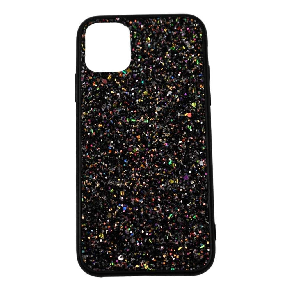 Husa de protectie pentru Apple iPhone SE 2020 Sparkling Glitter TPU Negru-0